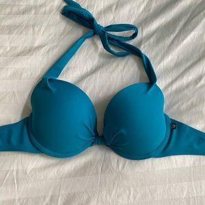 La Vie en Rose Teal Pushup Swim Top